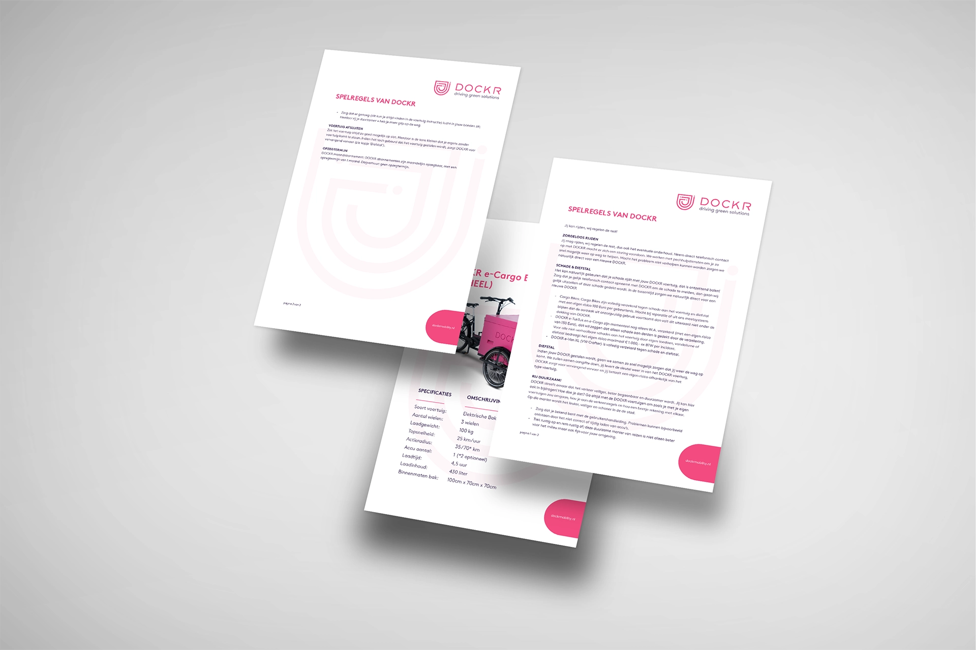 DOCKR Mobility: rules of the game