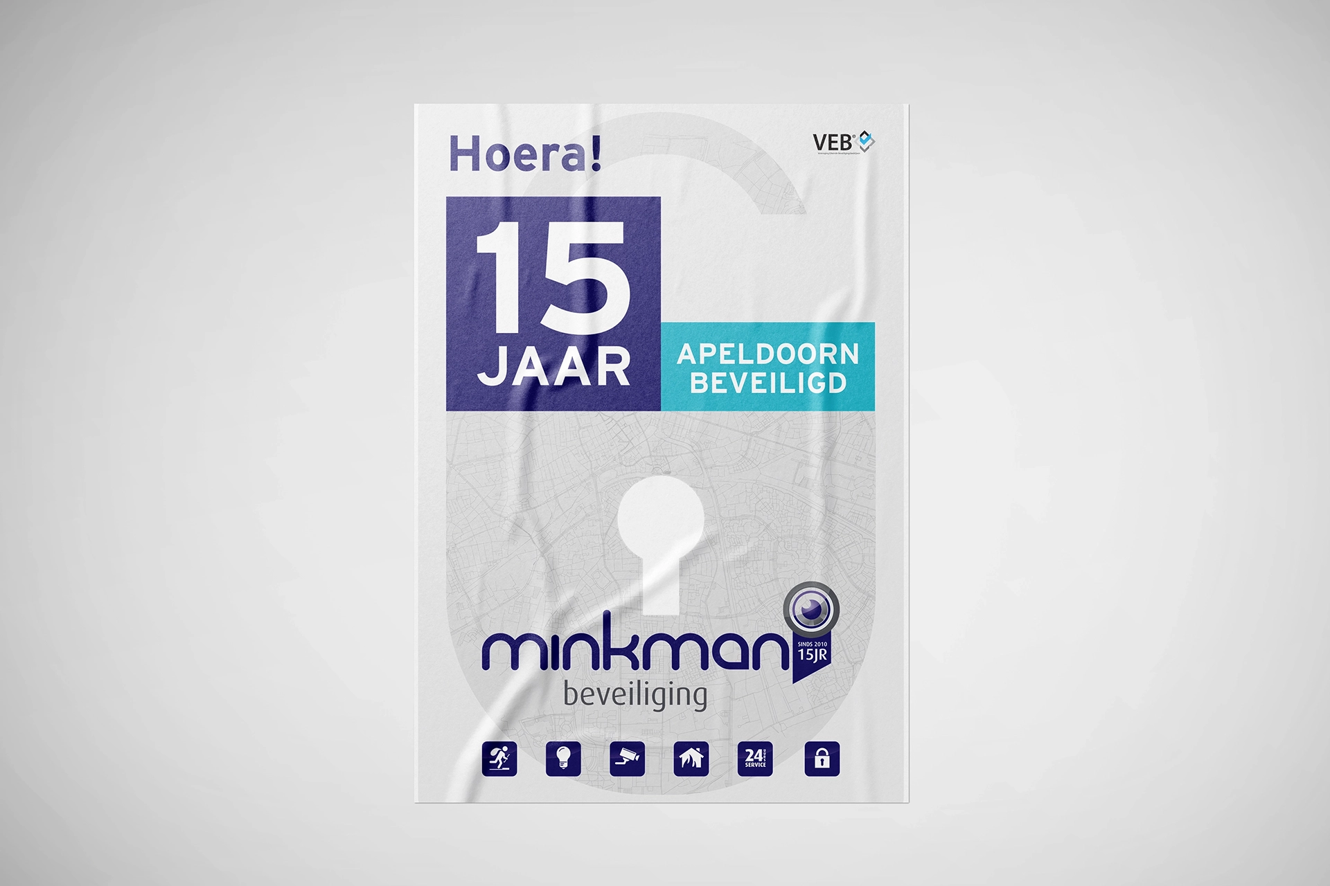 Minkman Beveiliging: poster