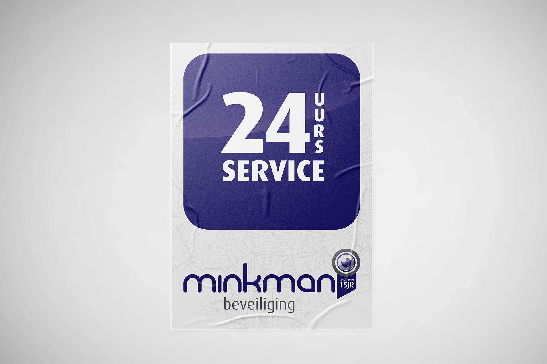 Minkman Beveiliging: poster