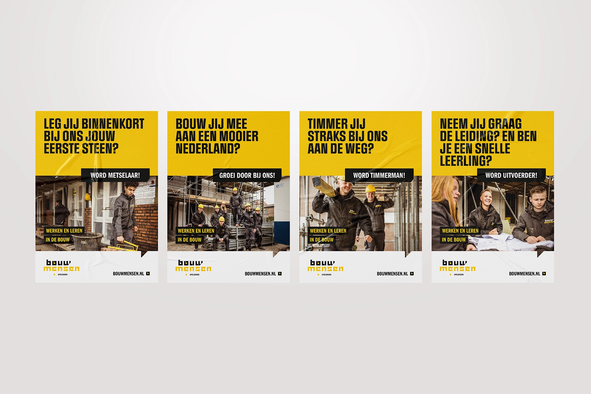 Bouwmensen Nederland: posters