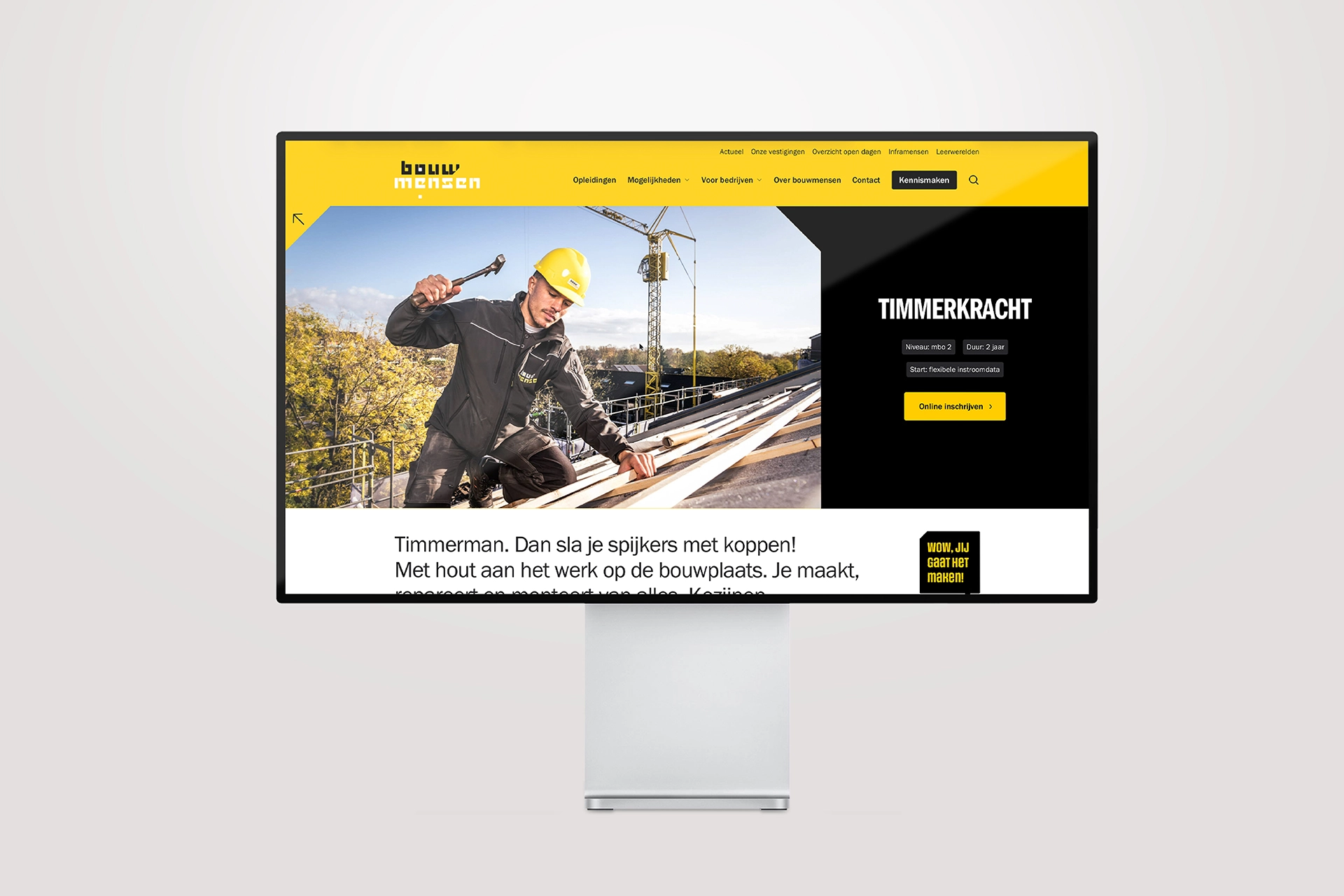 Bouwmensen Nederland: website